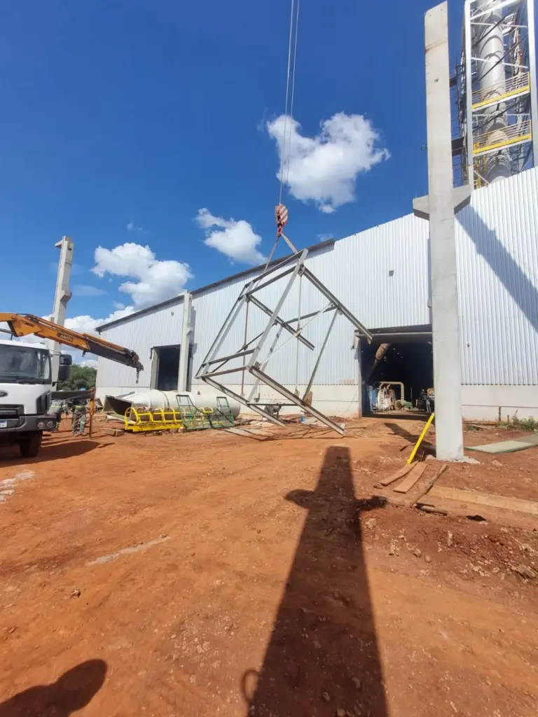 fabricação de pipe rack industrial